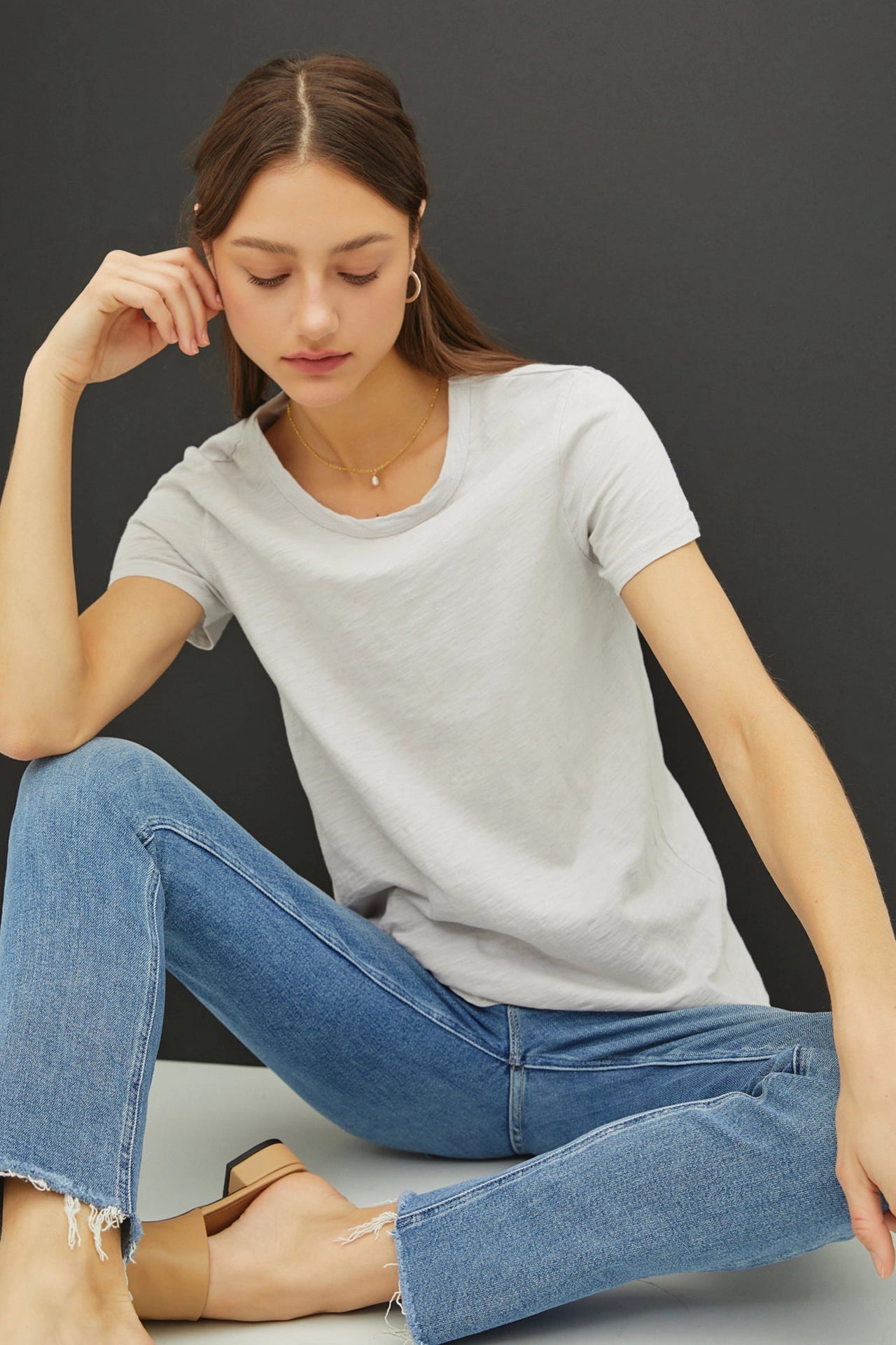 Garment Dyed Slub Tee
