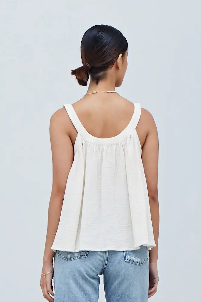 Gauze Tank Top