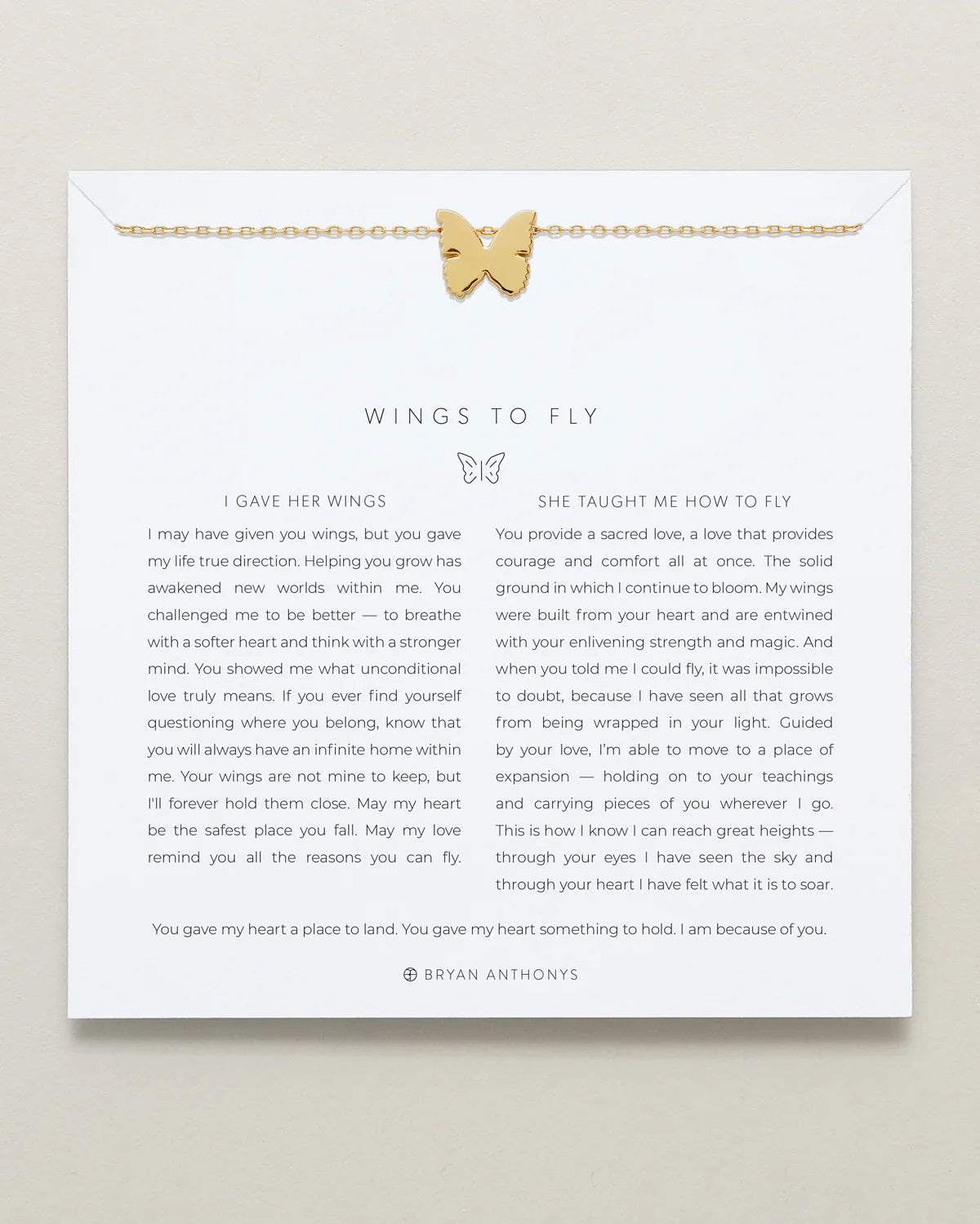 Wings to Fly Icon Necklace