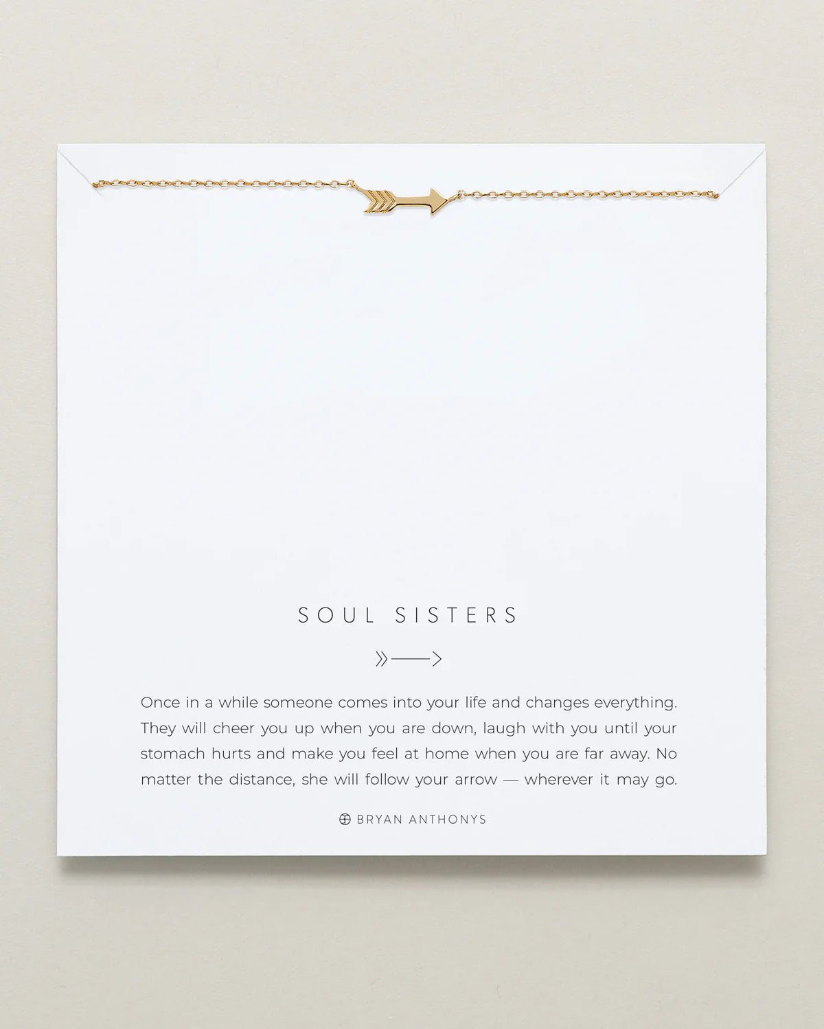 Soul Sisters Icon Arrow Necklace