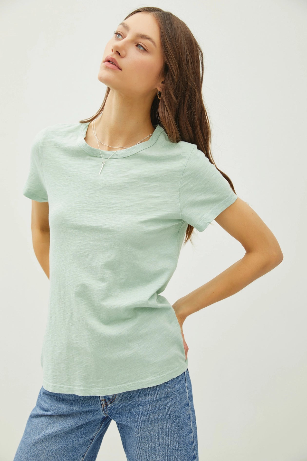 Garment Dyed Slub Tee
