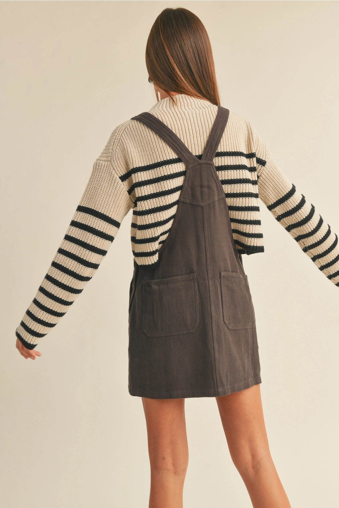 Cotton Textured Jumper Dress