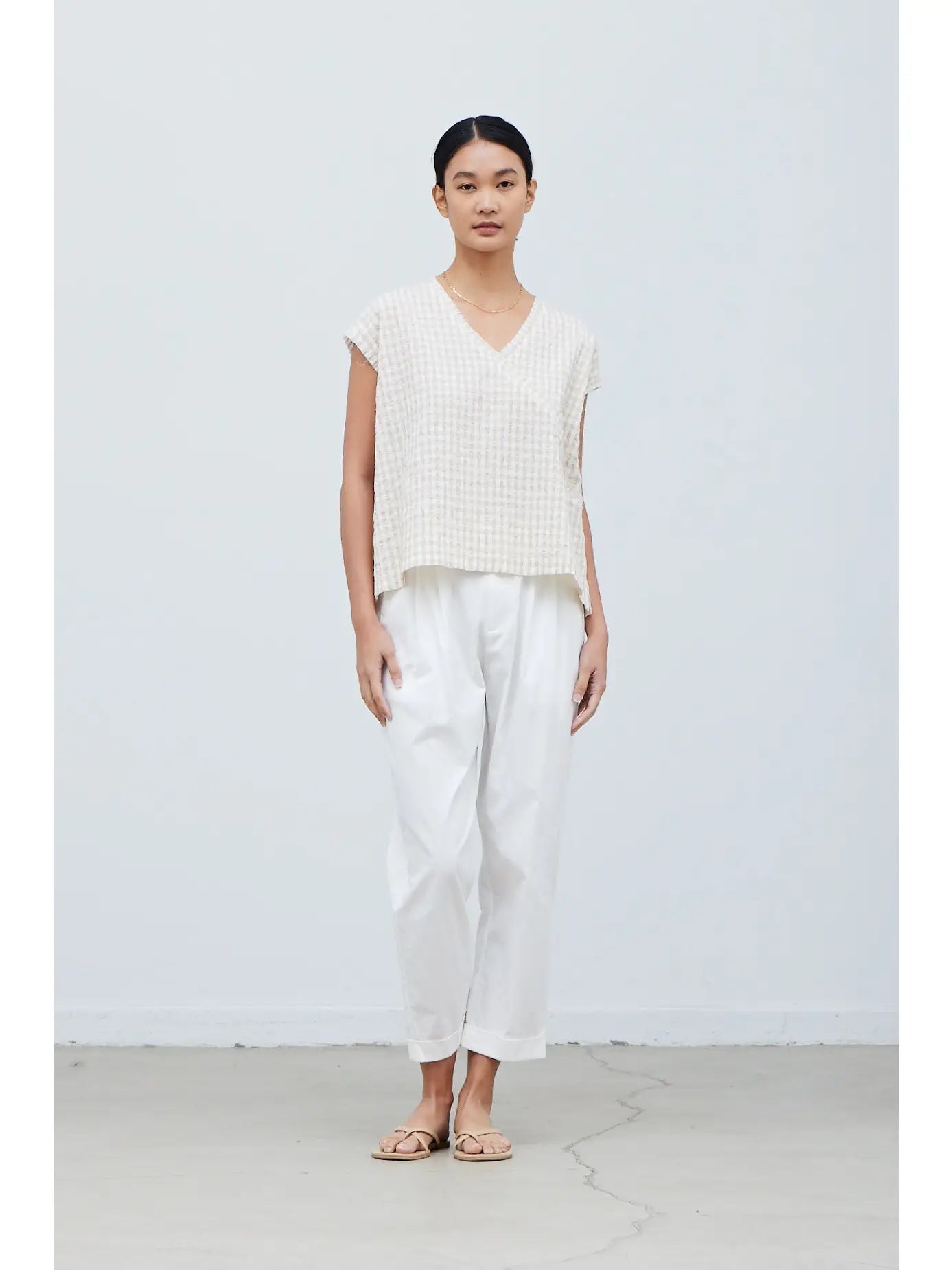 Gingham Summer Top