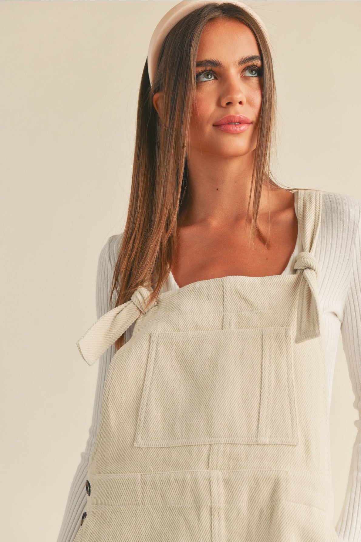 Cotton Textured Jumper Dress