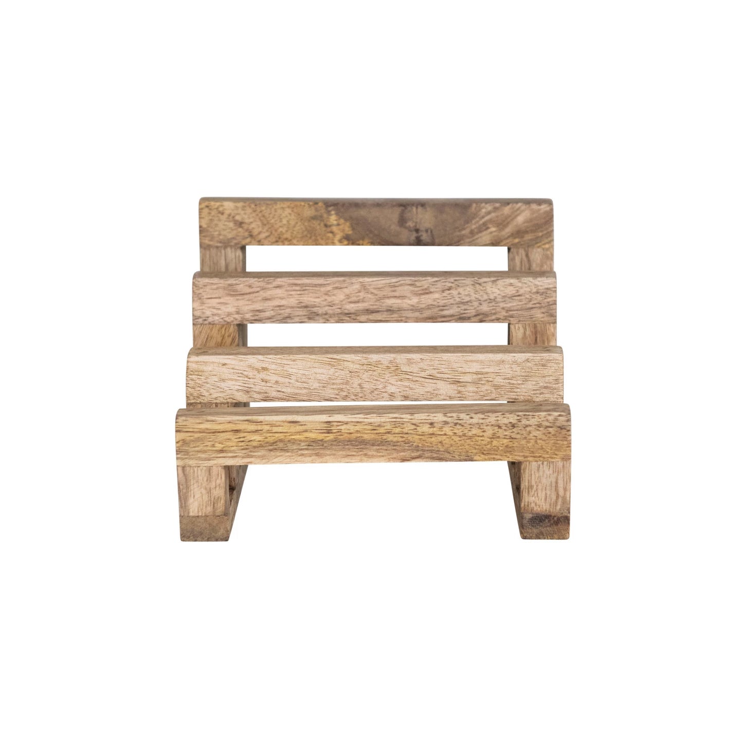 Mango Wood Stand w/ 3 Sections