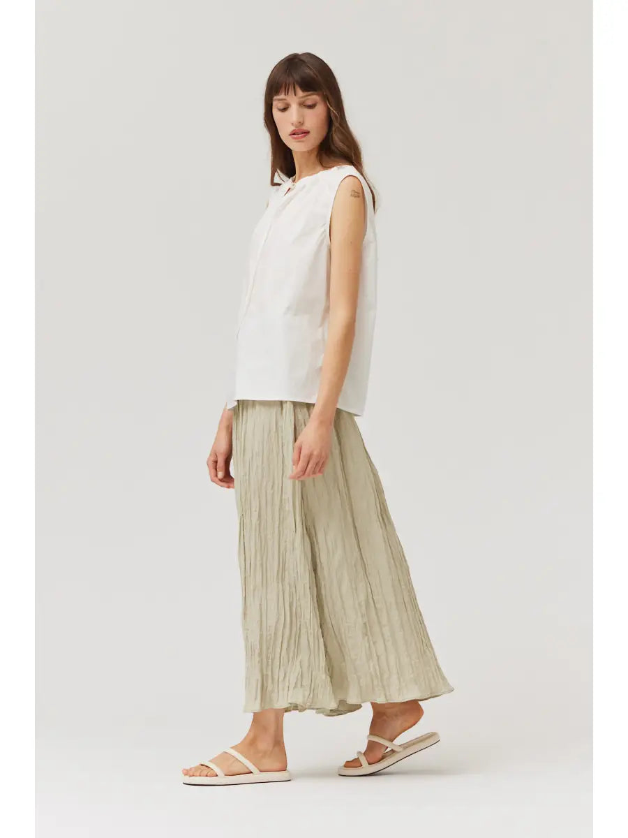 Sleeveless Cotton Top
