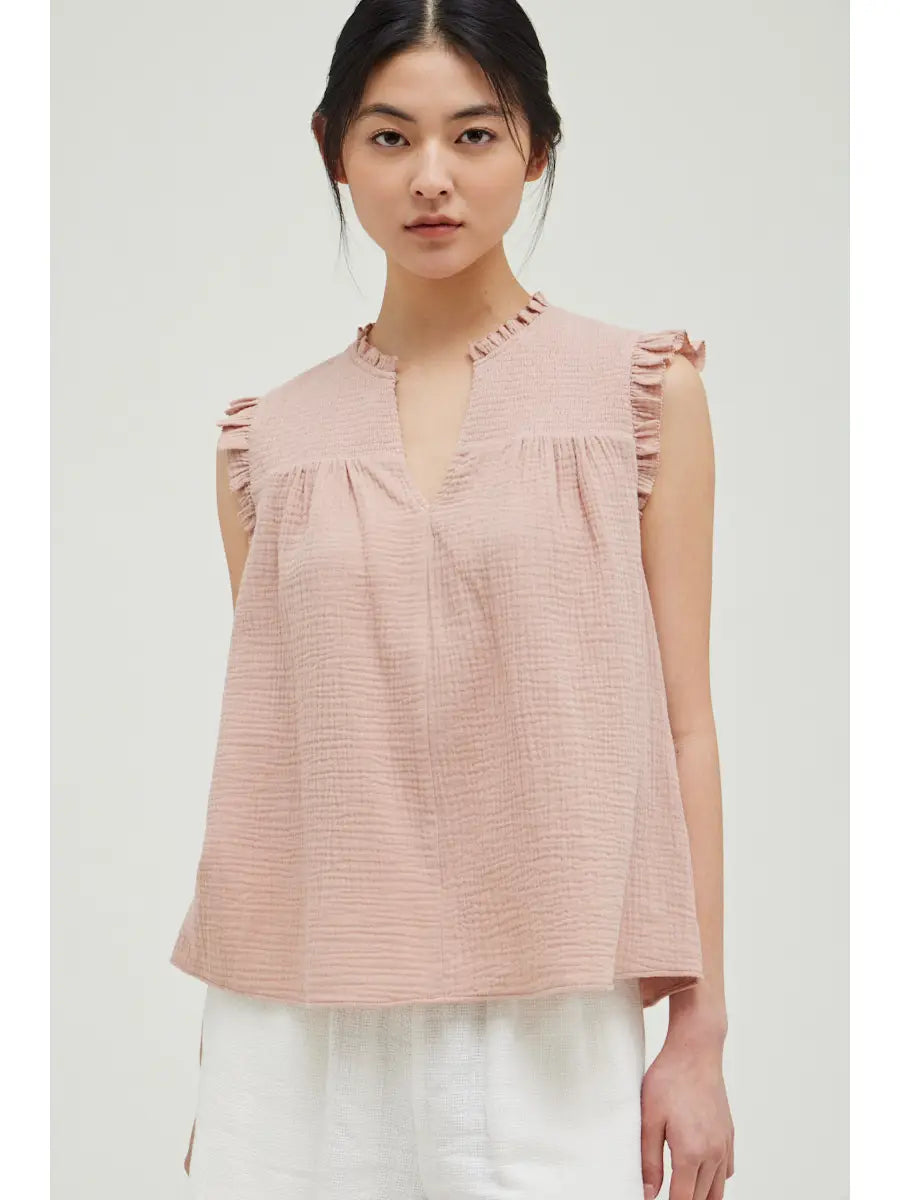 Smocking Gauze Top