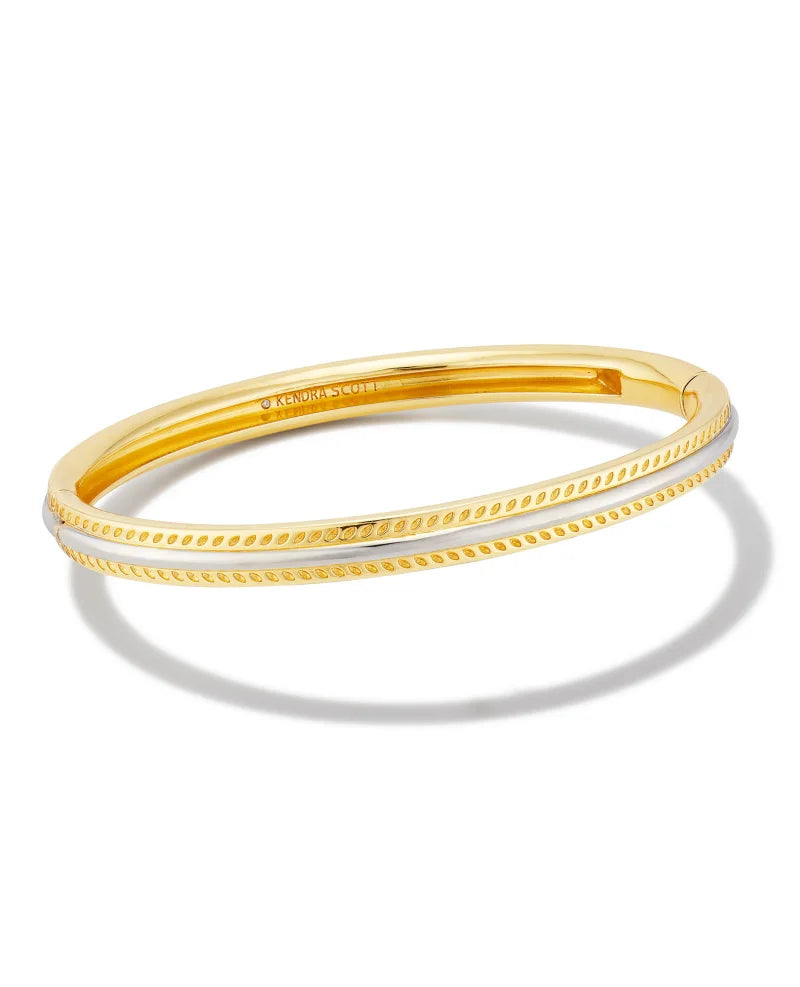 Merritt Bangle Bracelet | Mixed Metal M/L