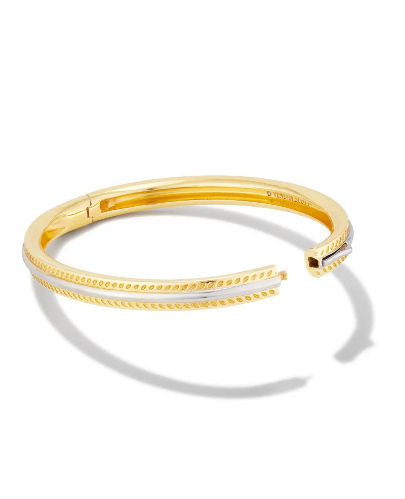 Merritt Bangle Bracelet | Mixed Metal M/L