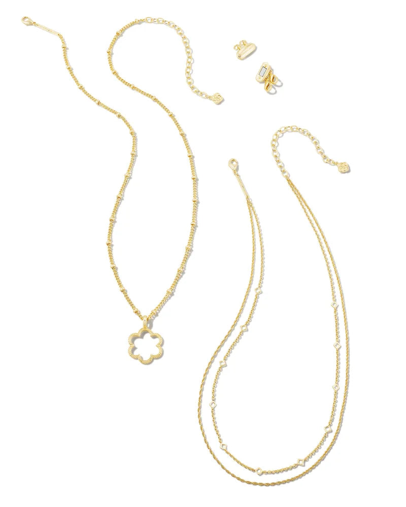 Susie Multi Strand Necklace | Gold