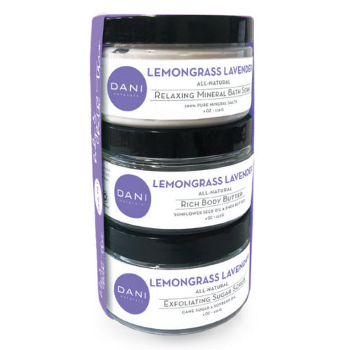 Gift Set Body and Bath Trio | Lavender Lemongrass