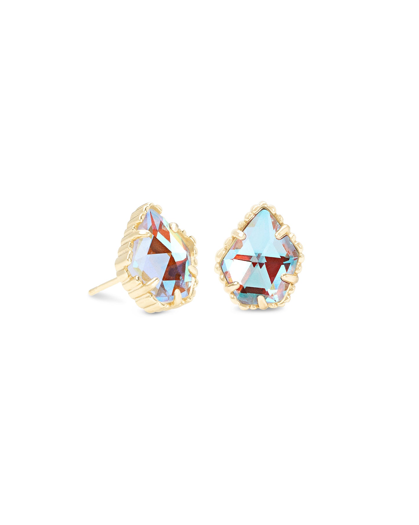 Tessa Earring | Gold & Dichroic