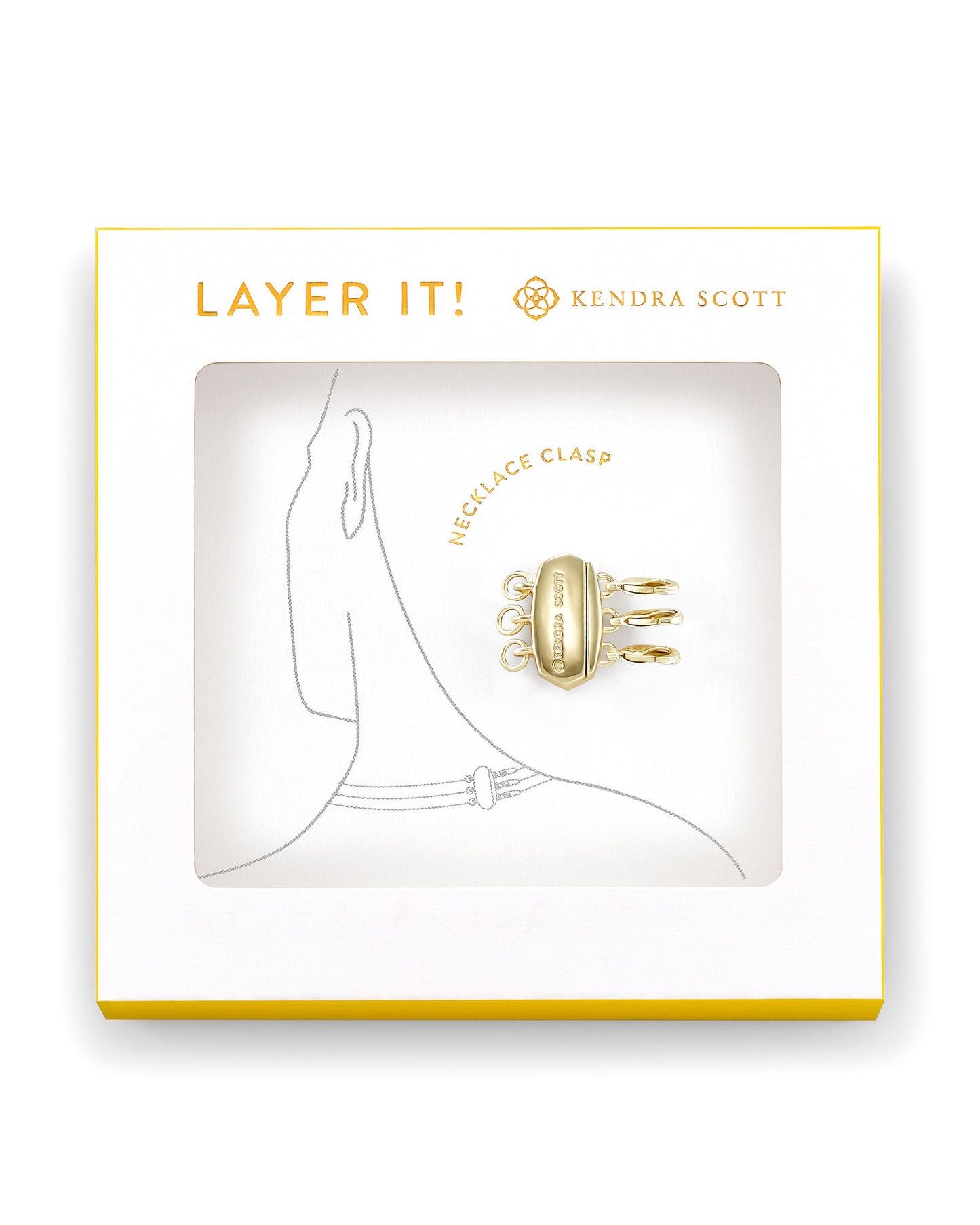 Layer It! Necklace Clasp In Gold