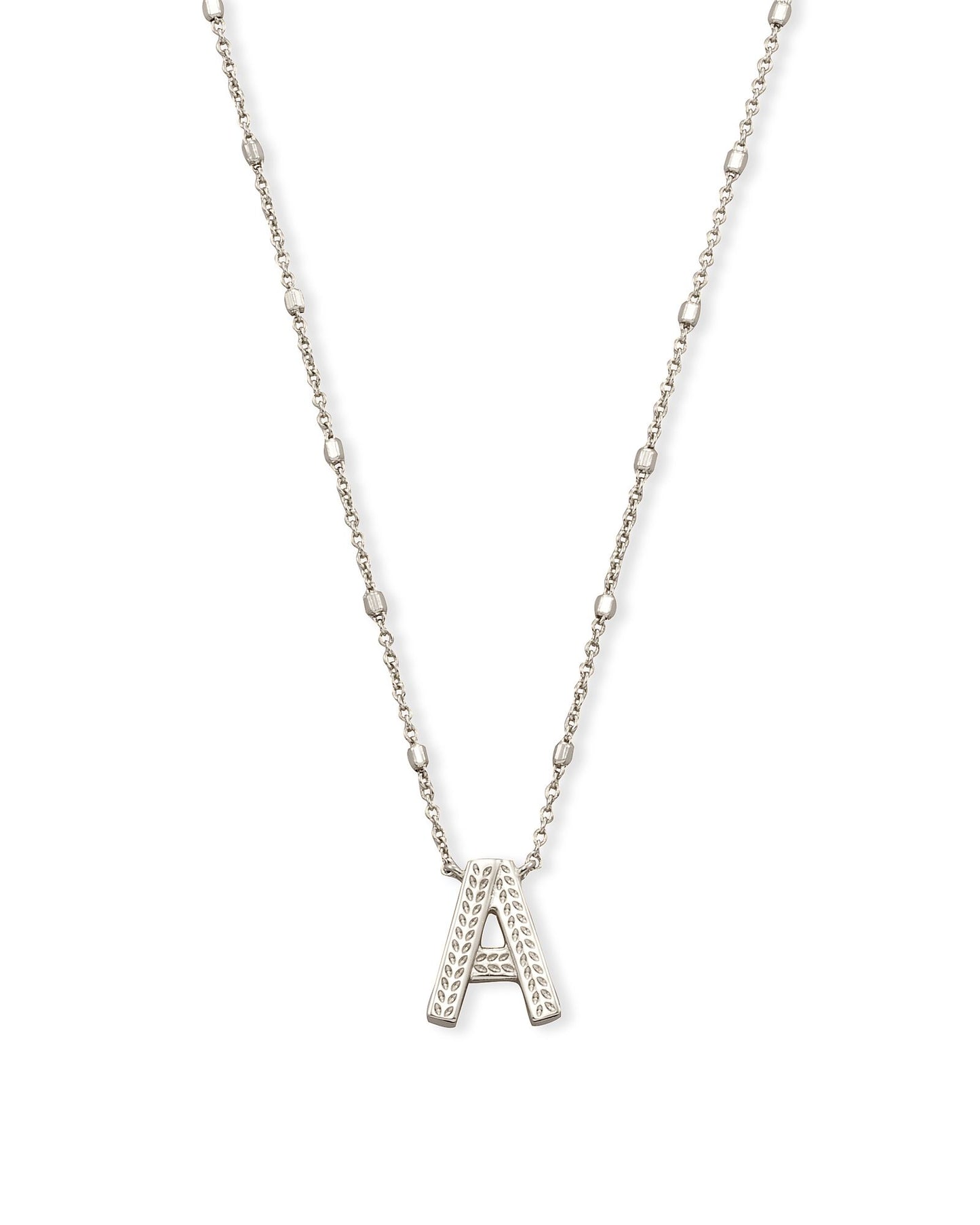 Letter Necklace | Silver