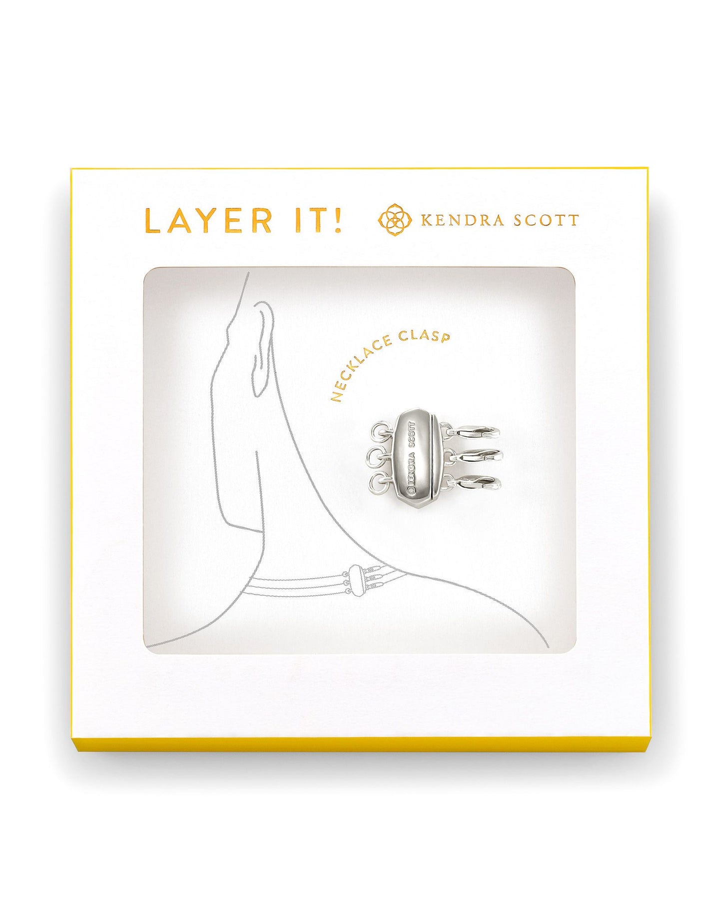 Layer It! Necklace Clasp In Silver