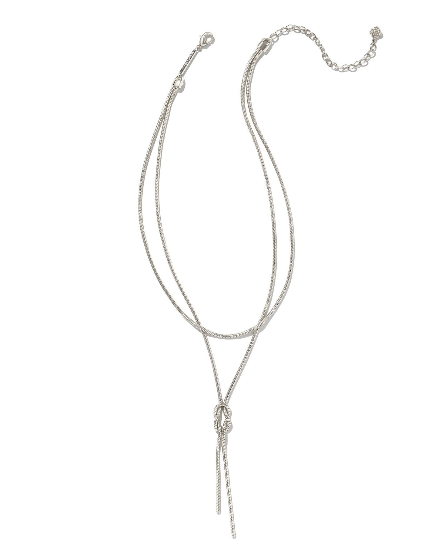 Annie Y-Necklace | Silver