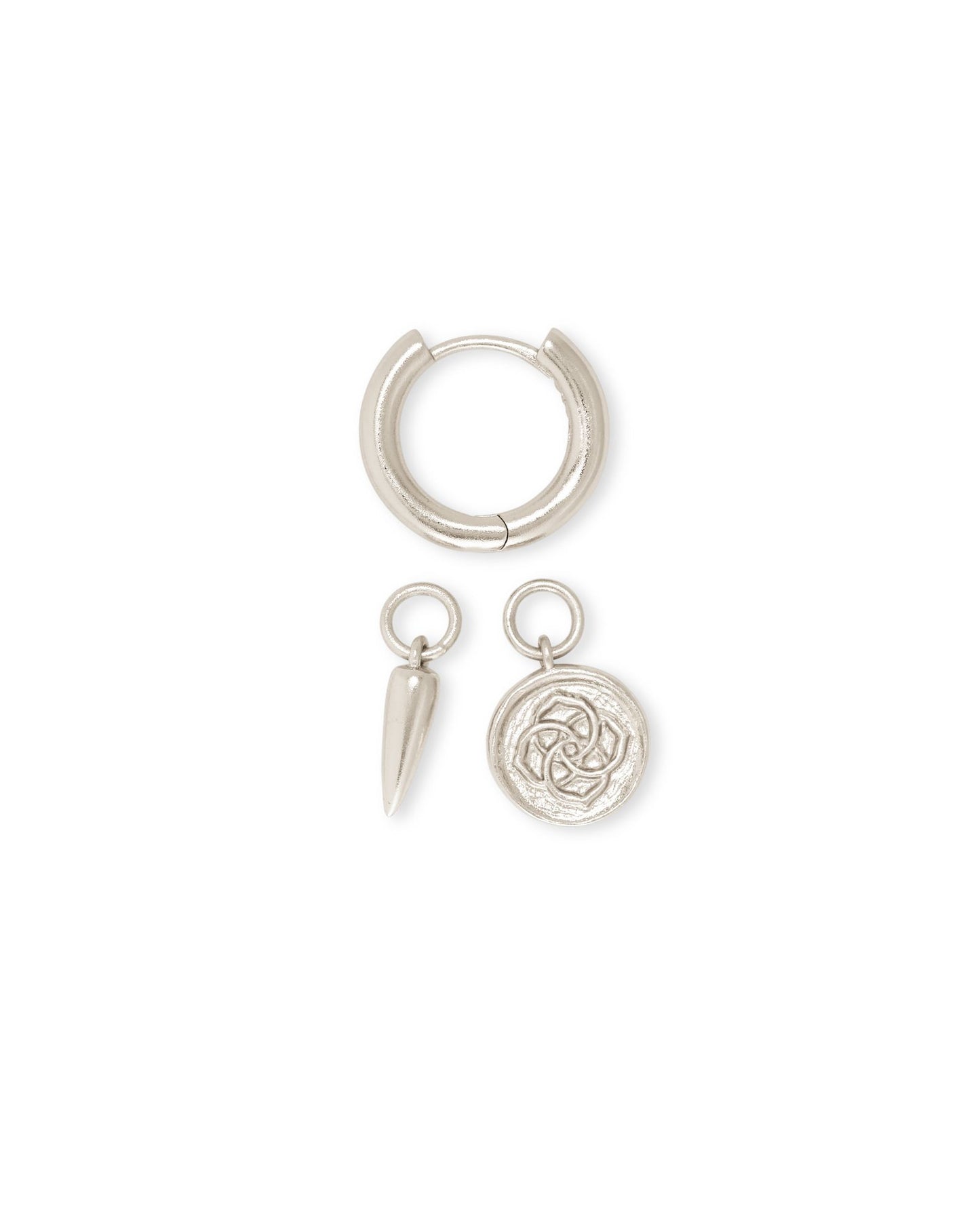 Dira Coin Huggies In Silver