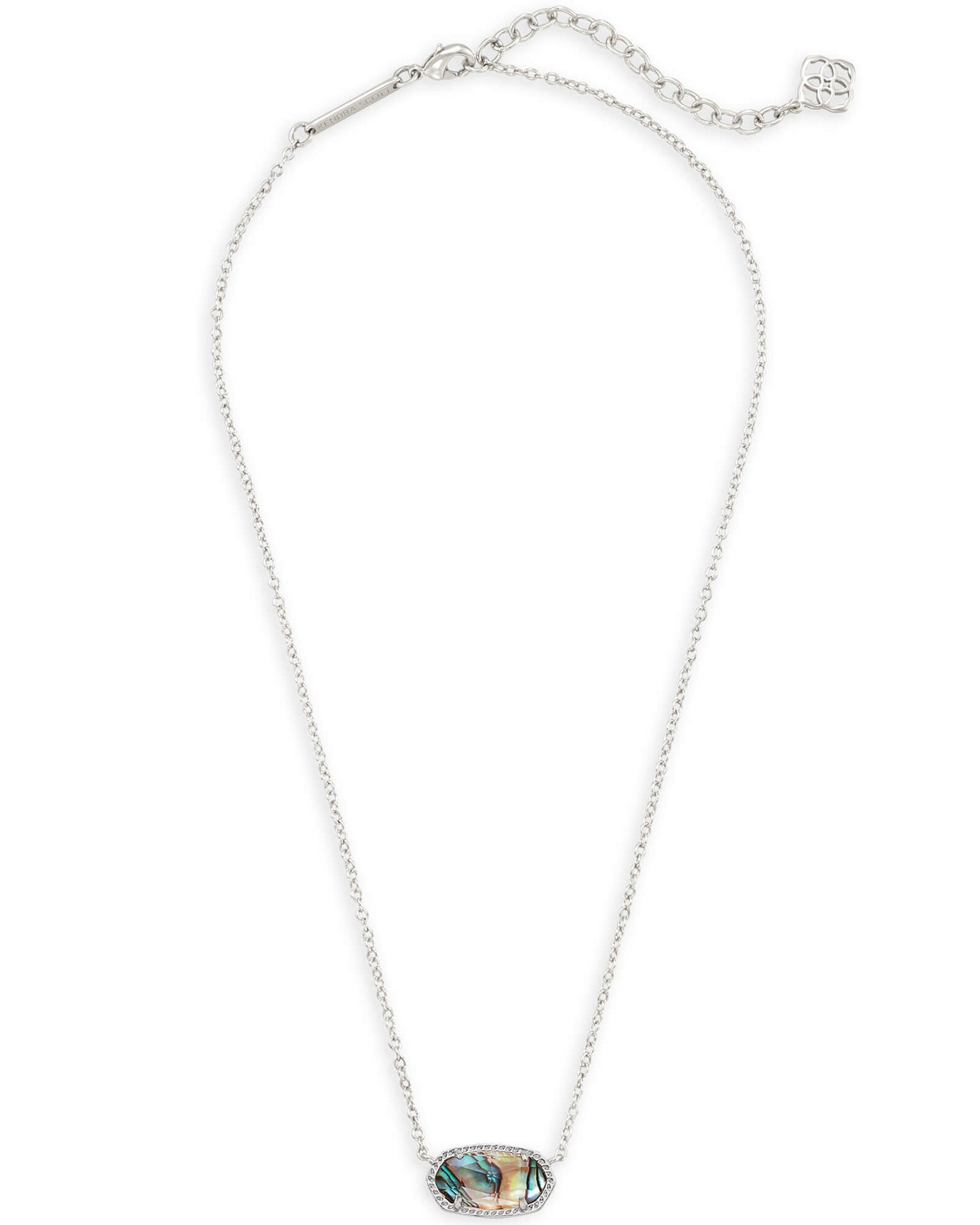 Elisa Necklace | Silver & Abalone Shell