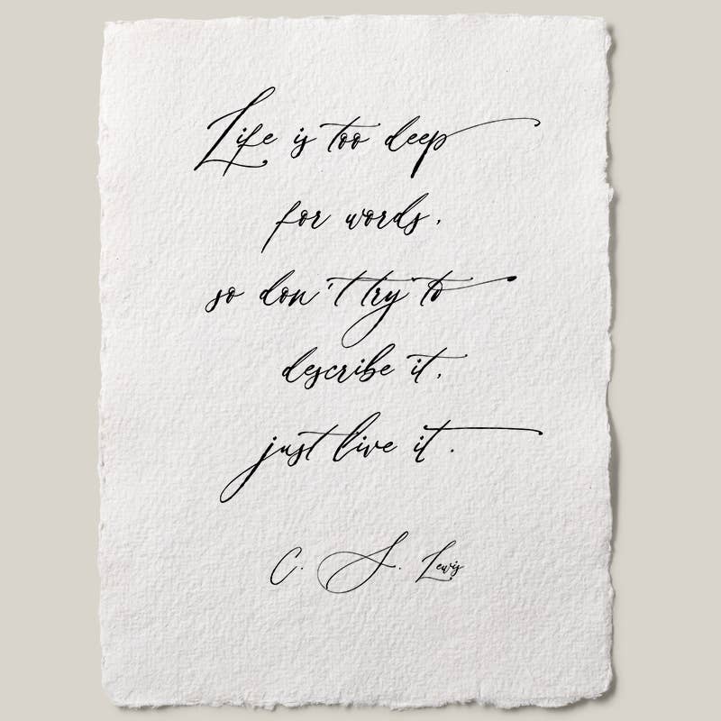 Quote Print | C.S. Lewis
