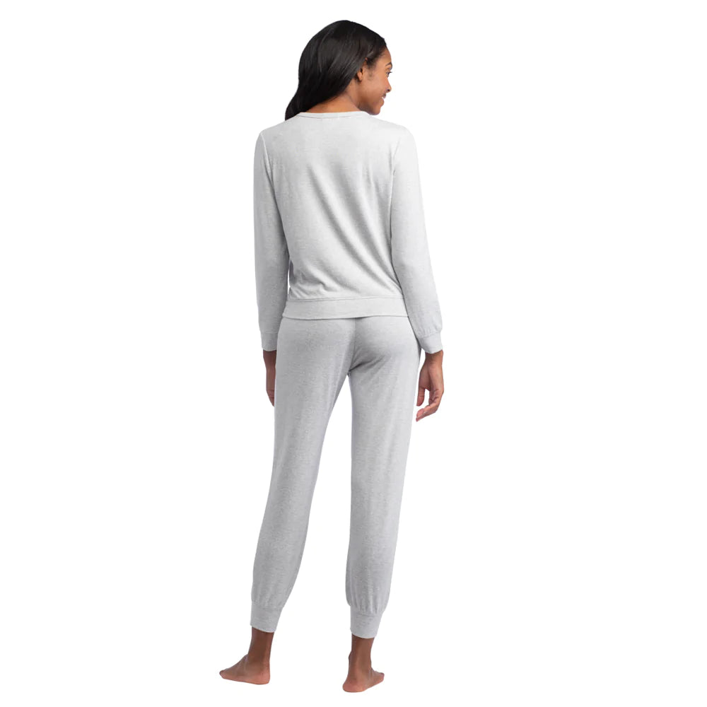 Dream Jersey Lounge Set | Heather Grey