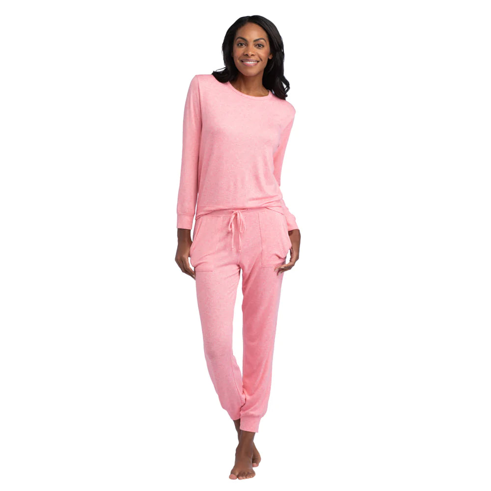 Dream Jersey Lounge Set | Heather Strawberry