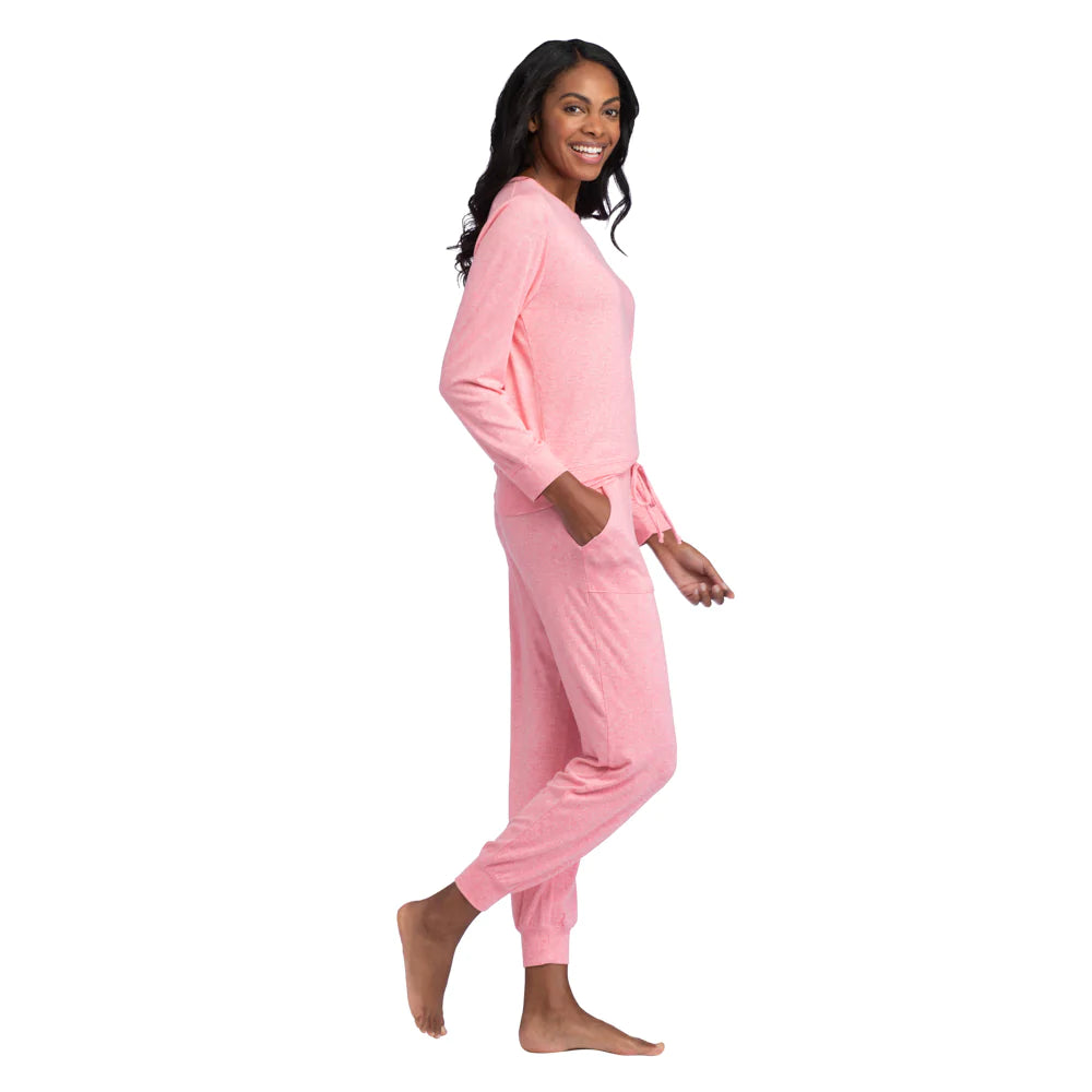 Dream Jersey Lounge Set | Heather Strawberry