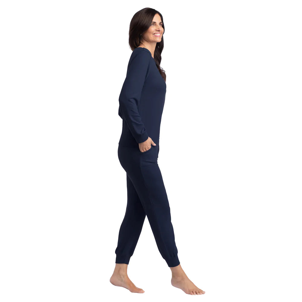Dream Jersey Lounge Set | Navy