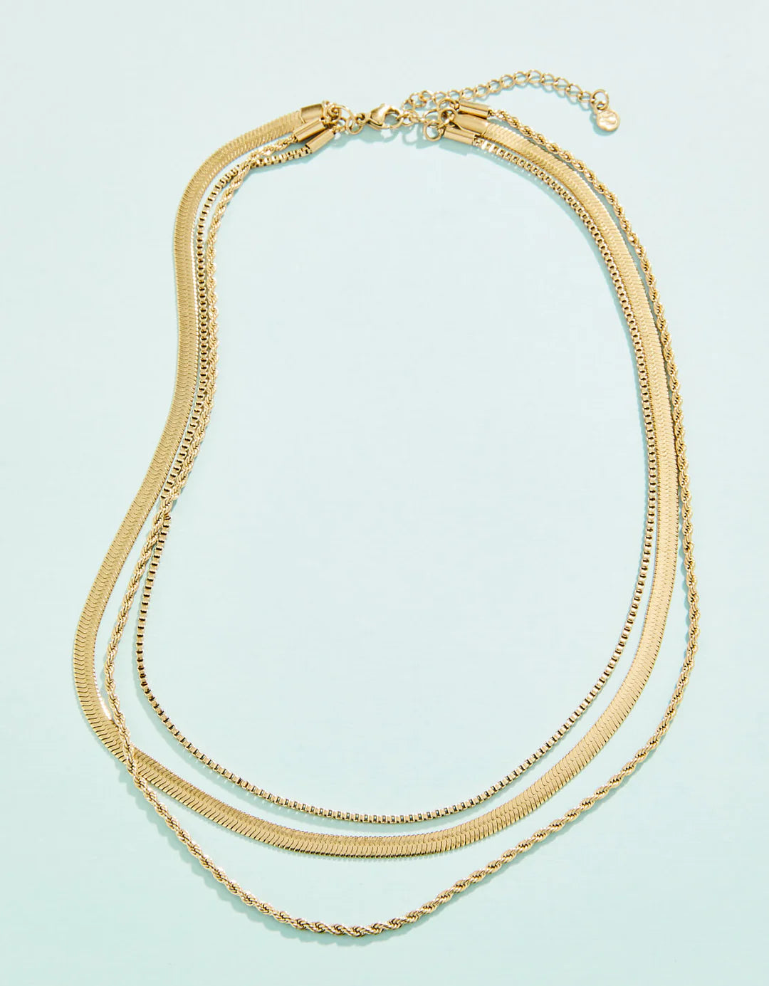 SP Folly Field Layered Necklace 18"