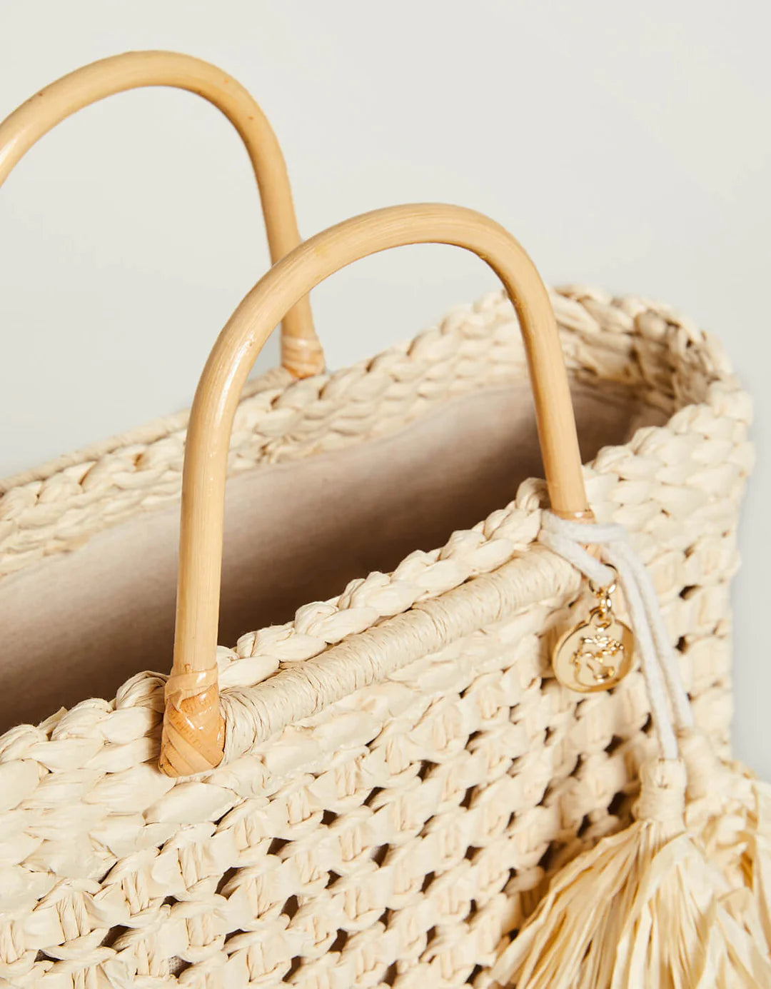 Papyrus Basket Tote Natural