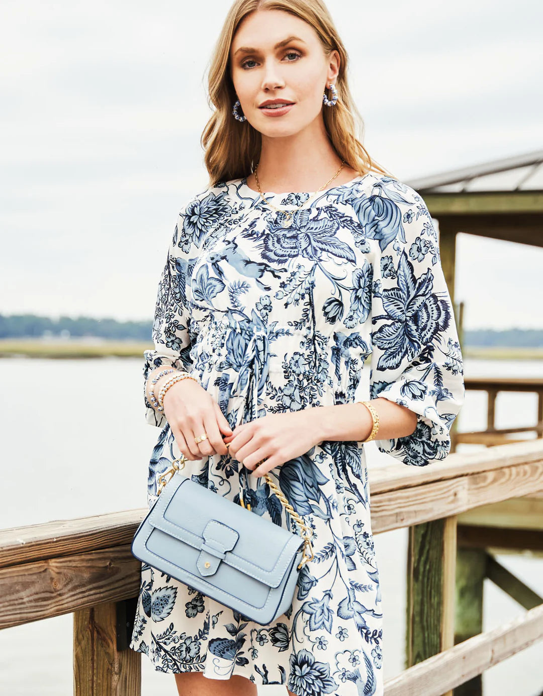Siren Pilar Shoulder Blue Fog