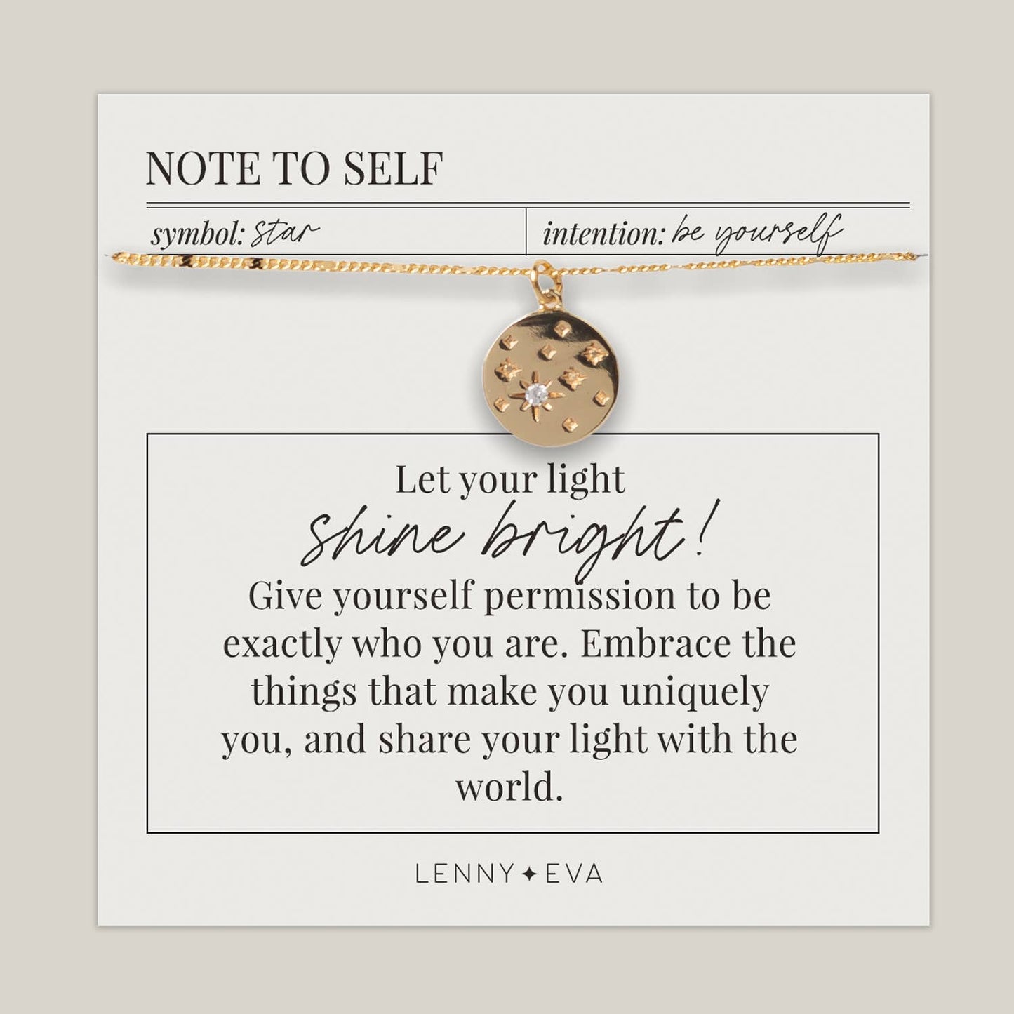Intentions Necklace | Stars