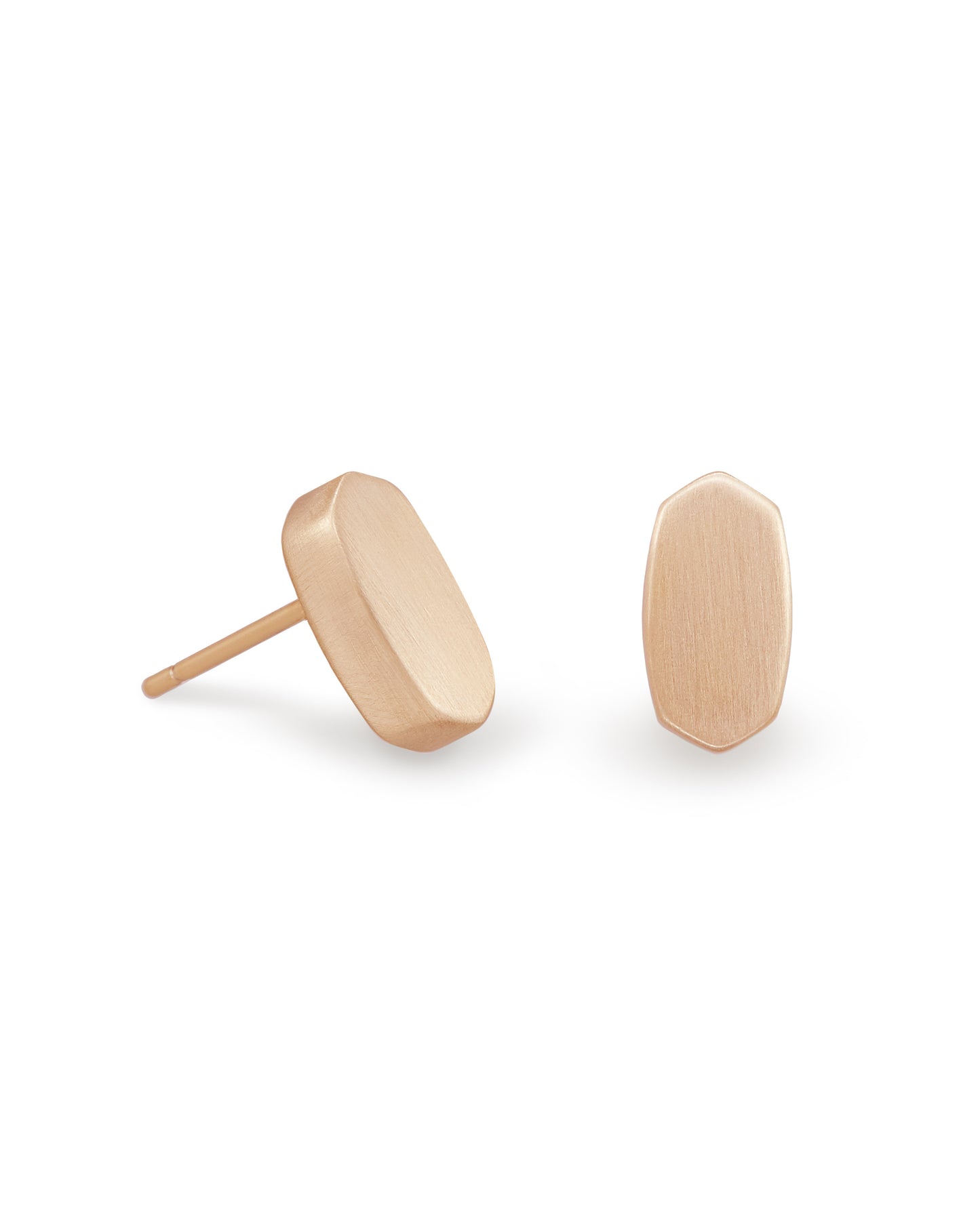 Barrett Stud Earrings In Rose Gold