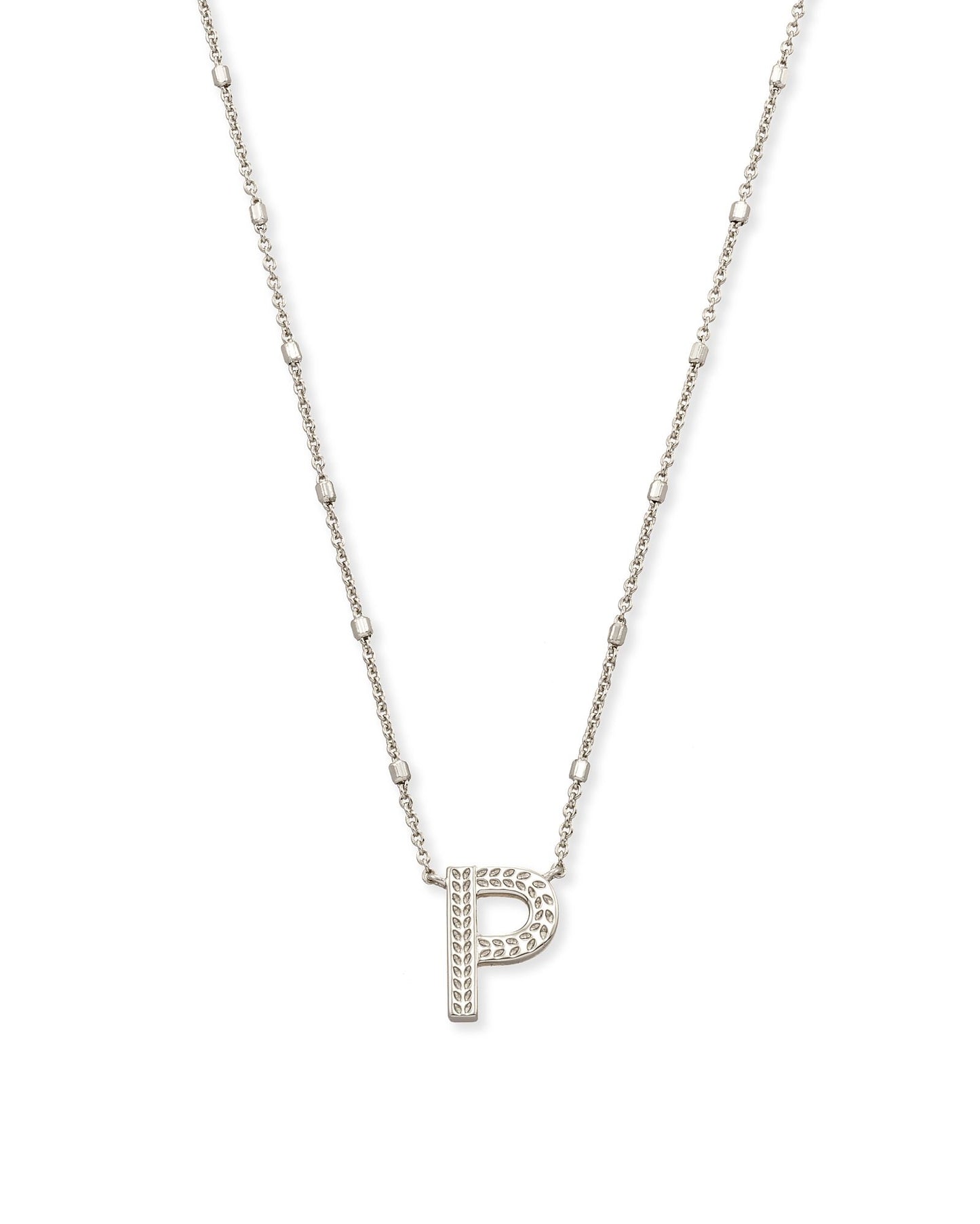 Letter Necklace | Silver