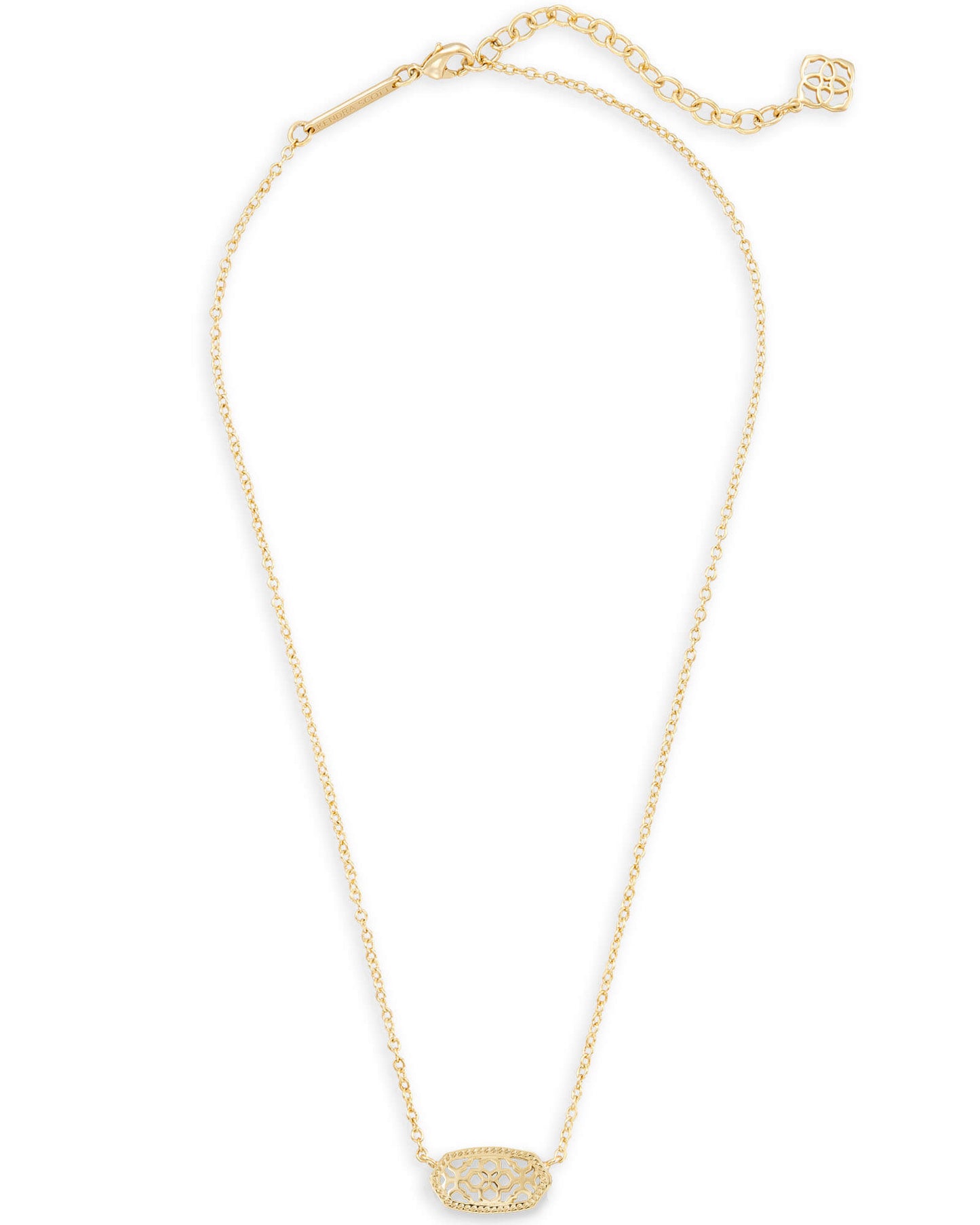 Elisa Necklace | Gold Filigree