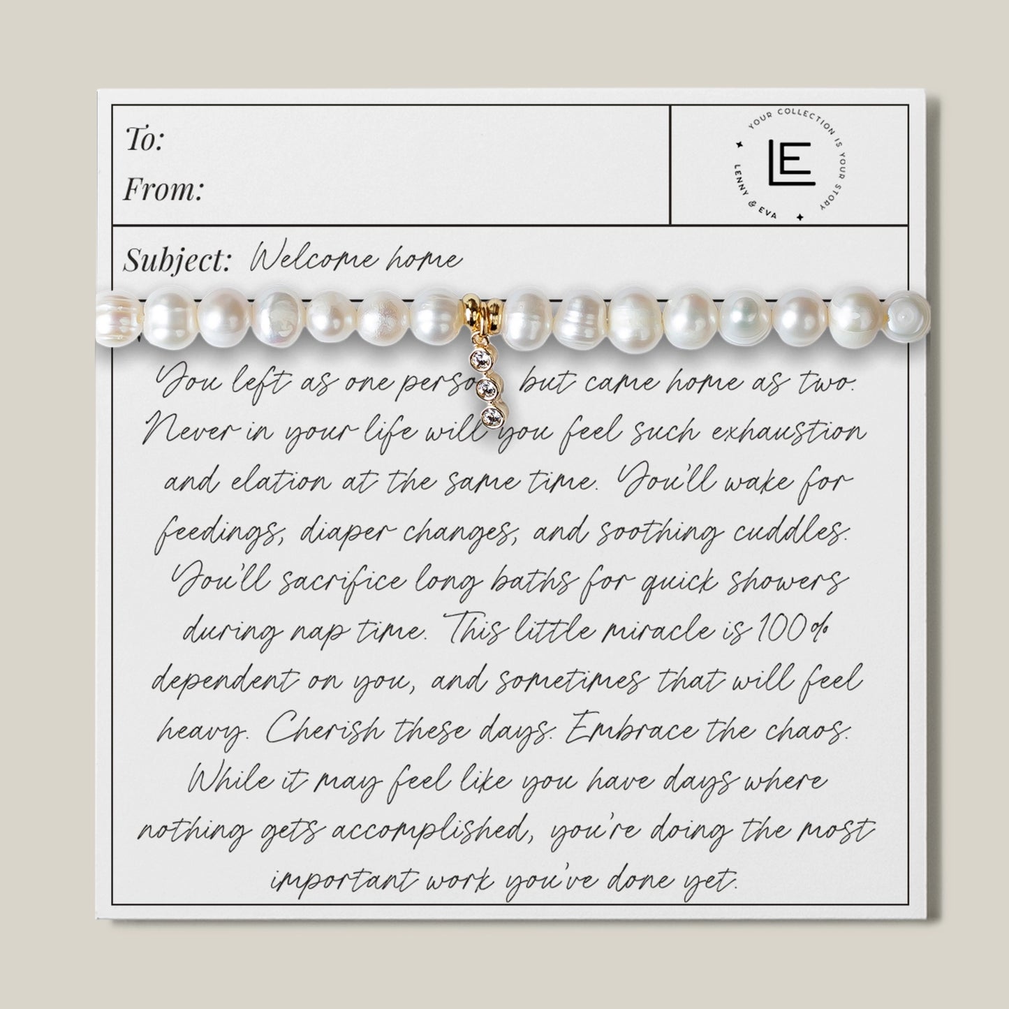 For Her Bracelet | Welcome Home