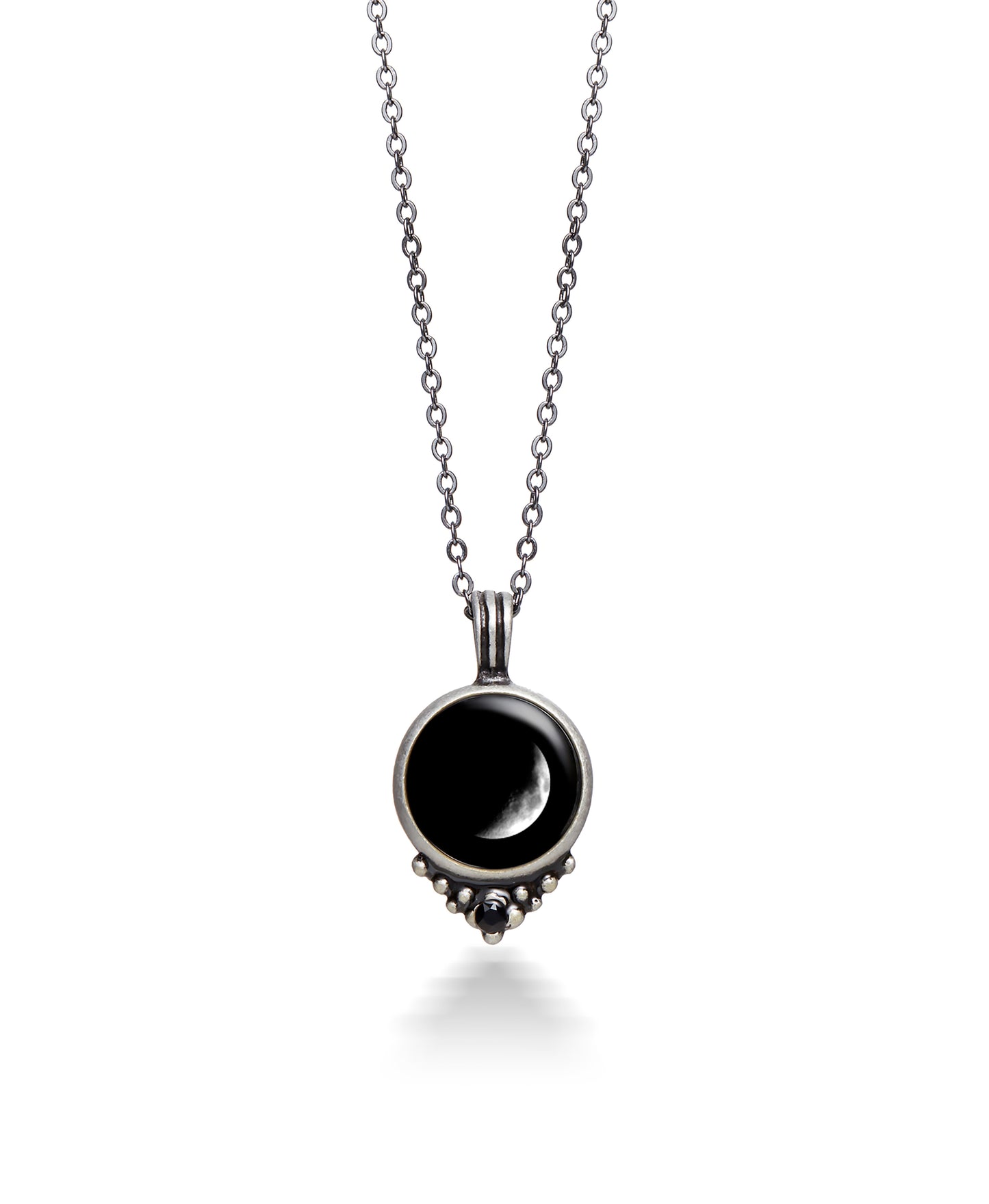 Classic Necklace with Black Swarovski