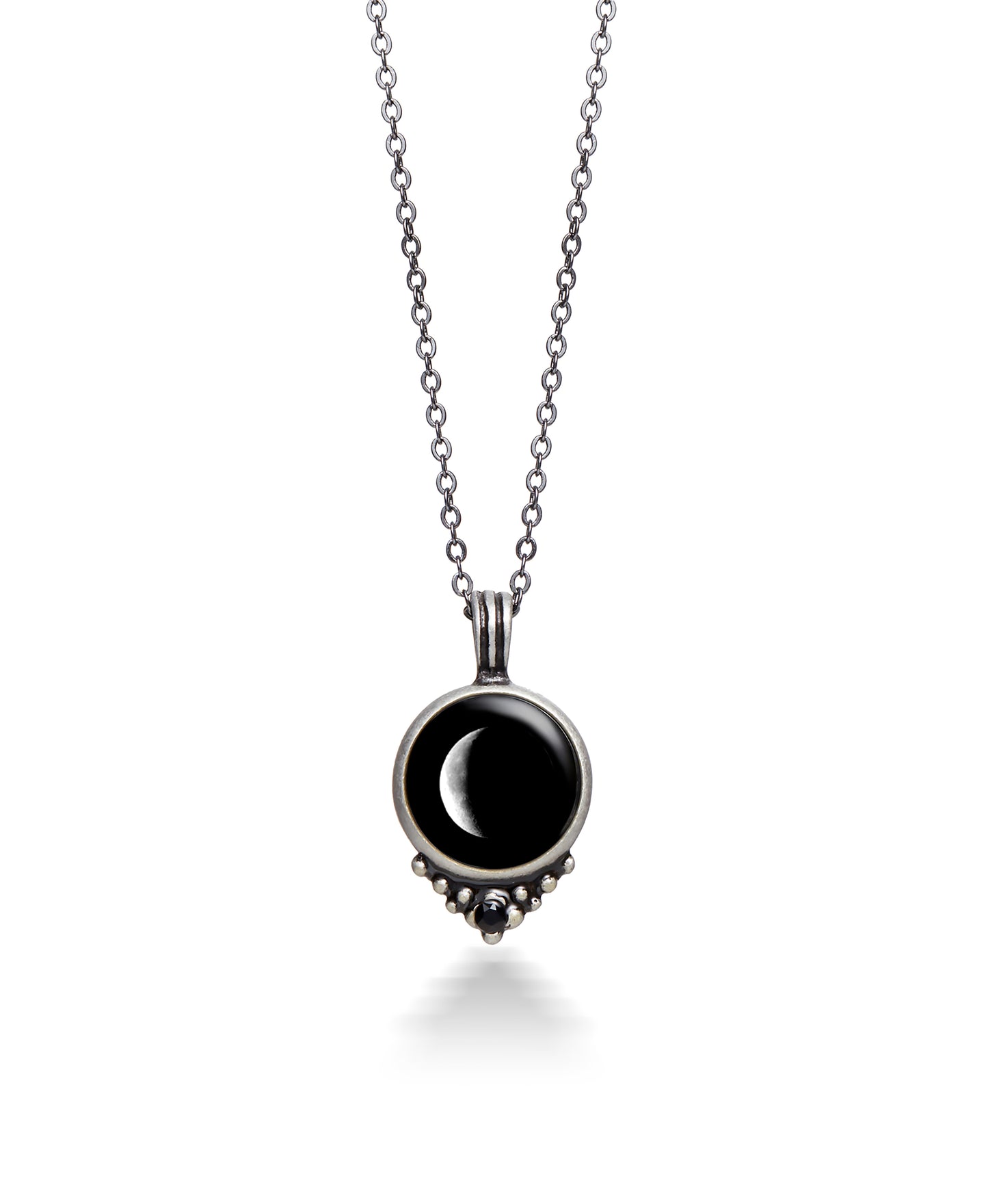 Classic Necklace with Black Swarovski