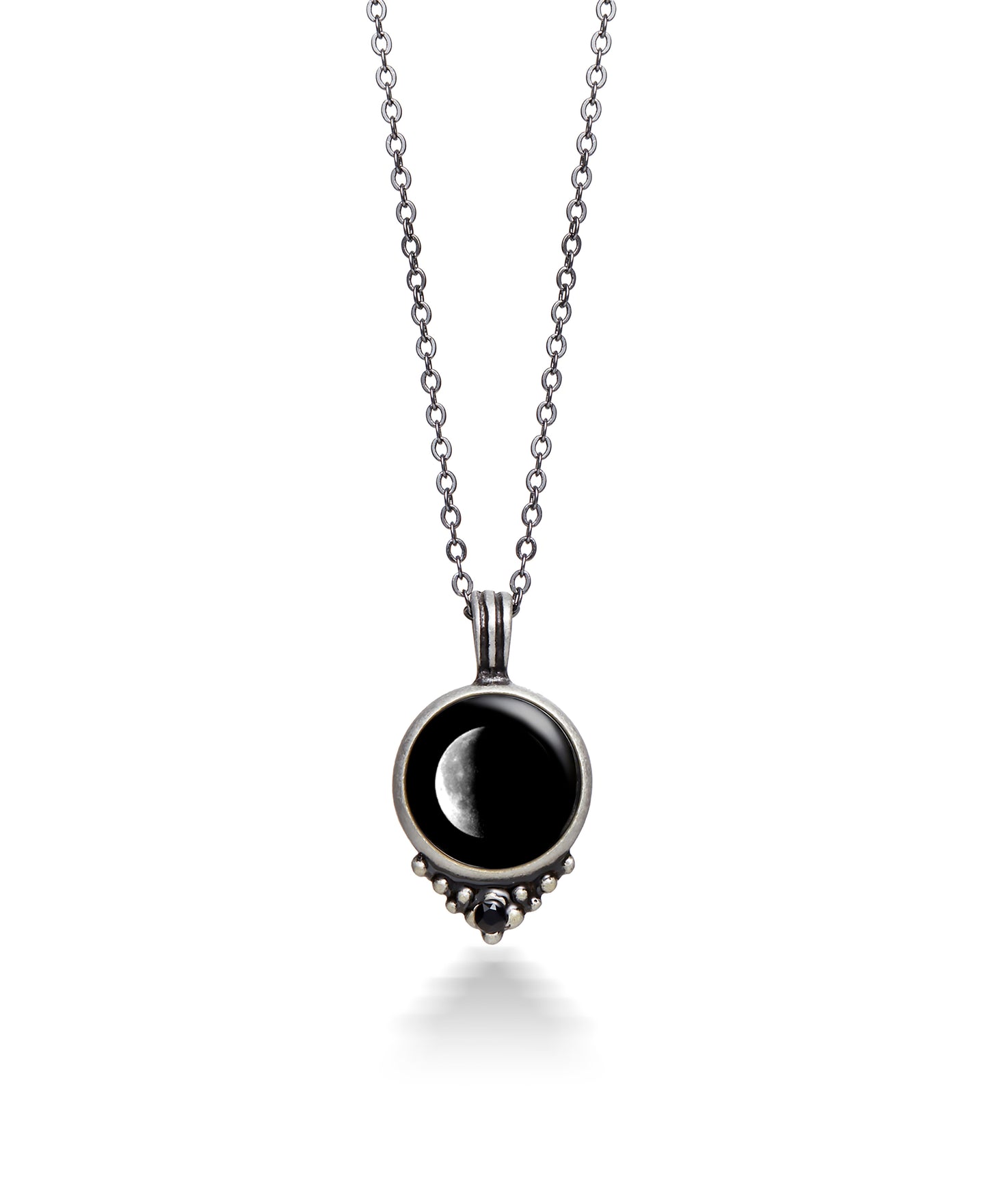 Classic Necklace with Black Swarovski