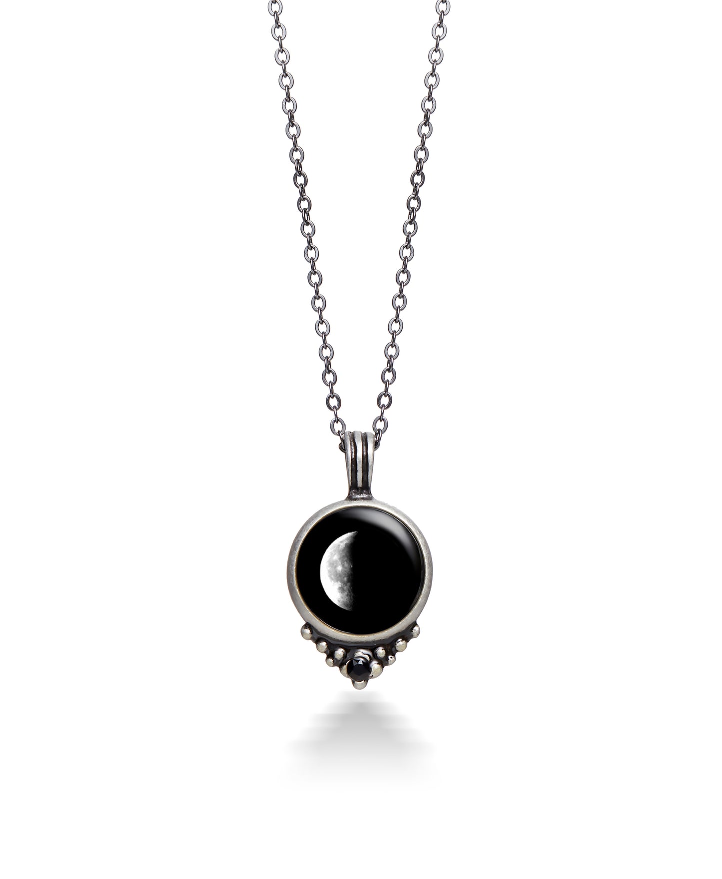 Classic Necklace with Black Swarovski