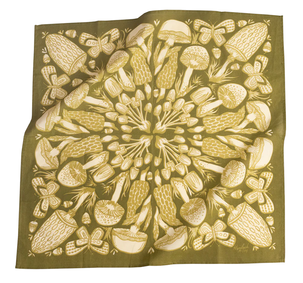 No. 016 Mushrooms Bandana