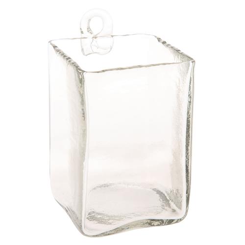 Hand Blown Hanging Glass Vase | Short