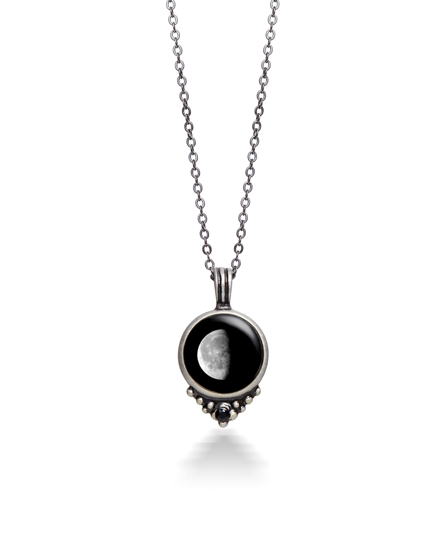 Classic Necklace with Black Swarovski