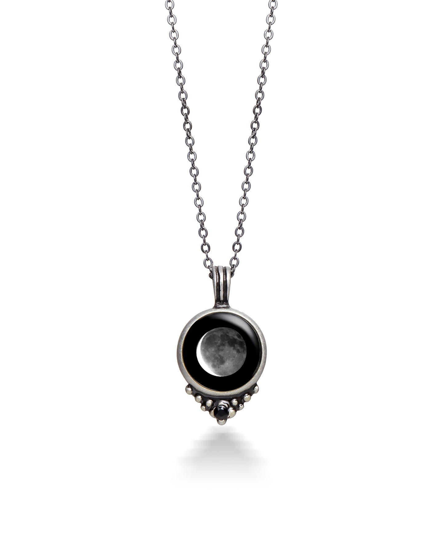 Classic Necklace with Black Swarovski