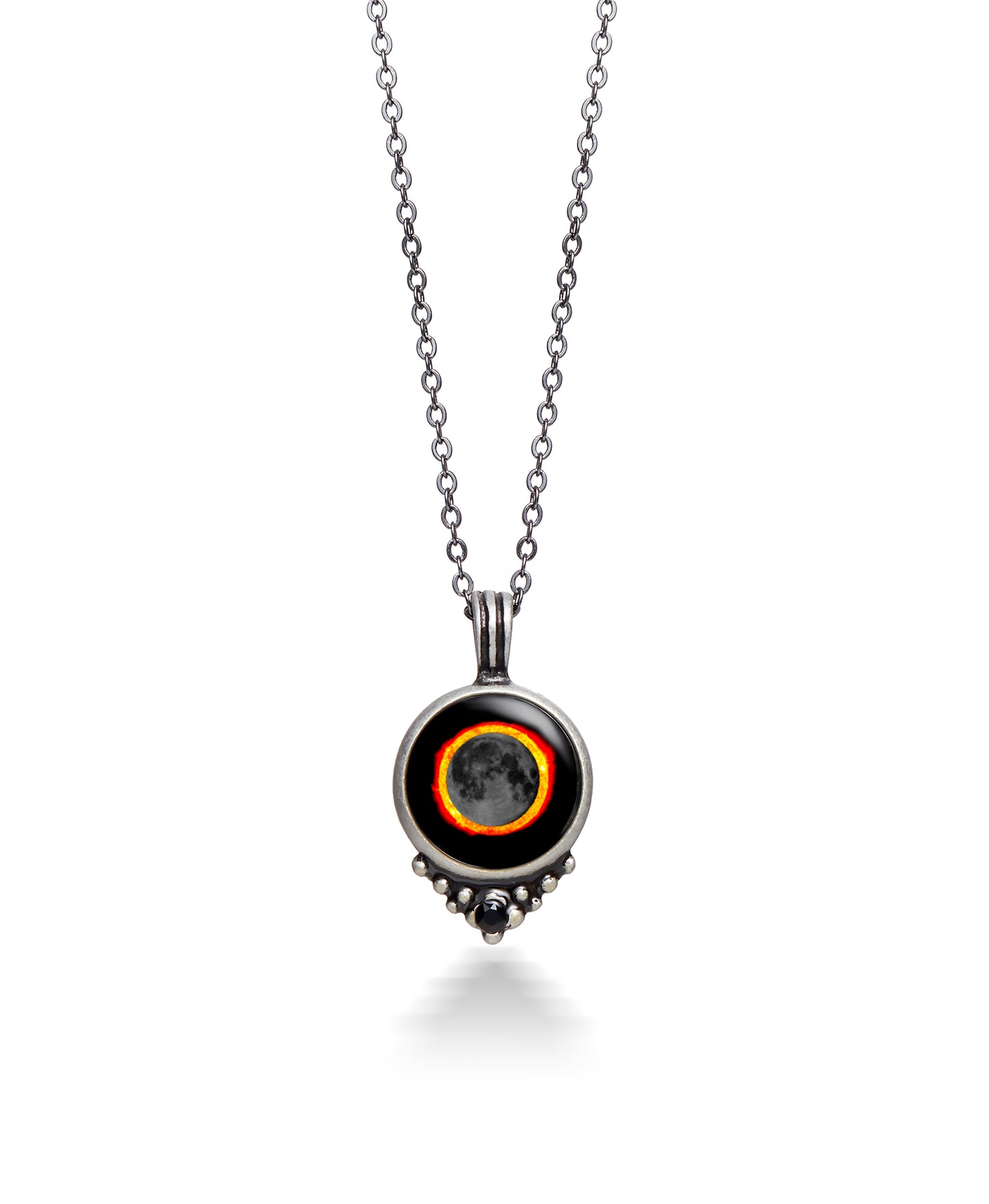 Classic Necklace with Black Swarovski