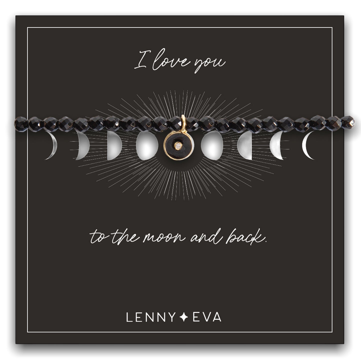 Celestial Bracelet | Moon Black