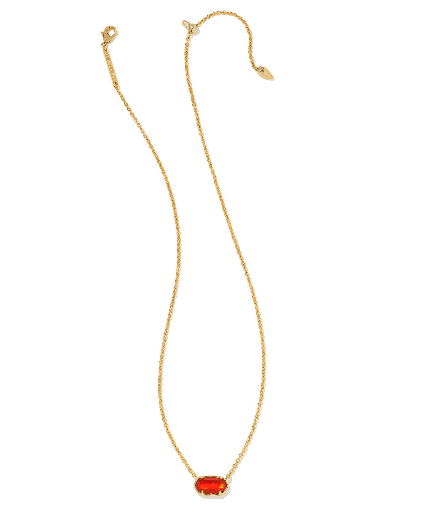 Grayson Short Necklace | Red Illusion