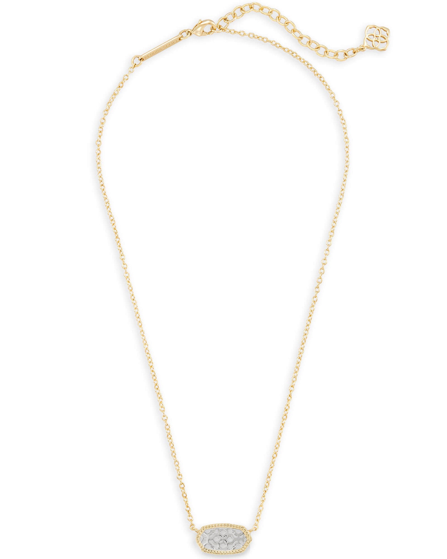 Elisa Necklace | Gold & Silver Filigree Mix