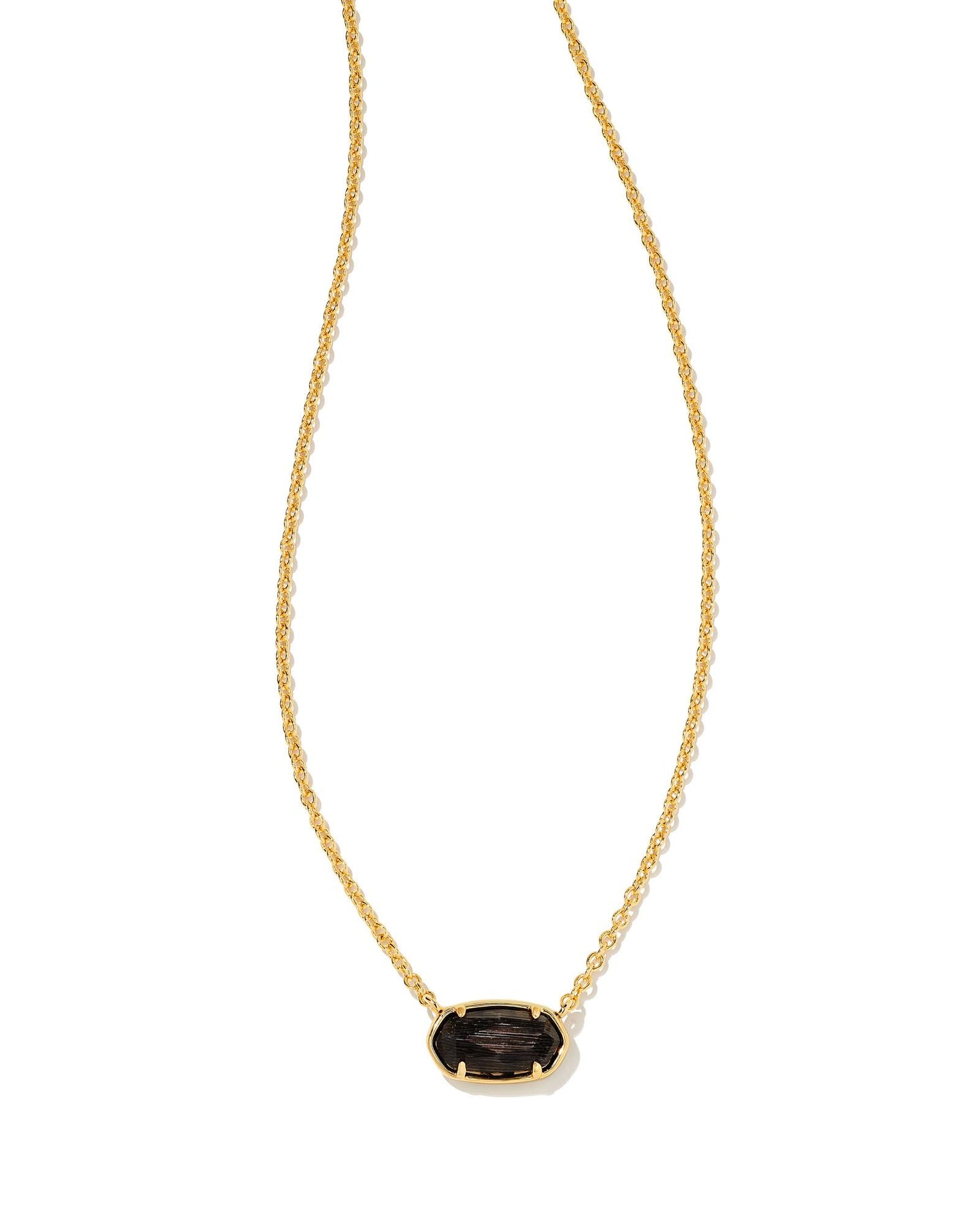 Grayson Short Necklace | Black Cat's Eye