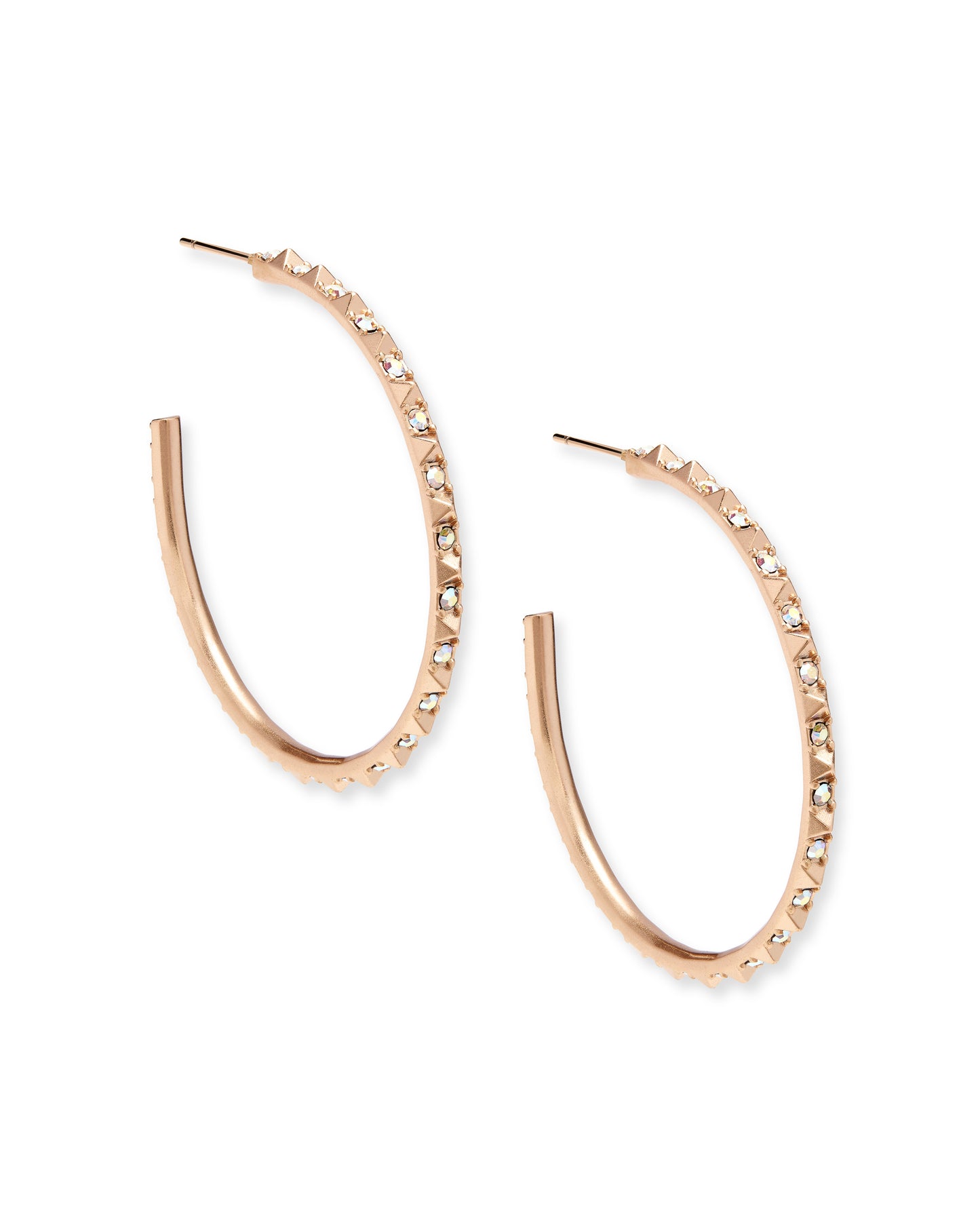 Veronica Earrings | Rose Gold & Iridescent Crystals