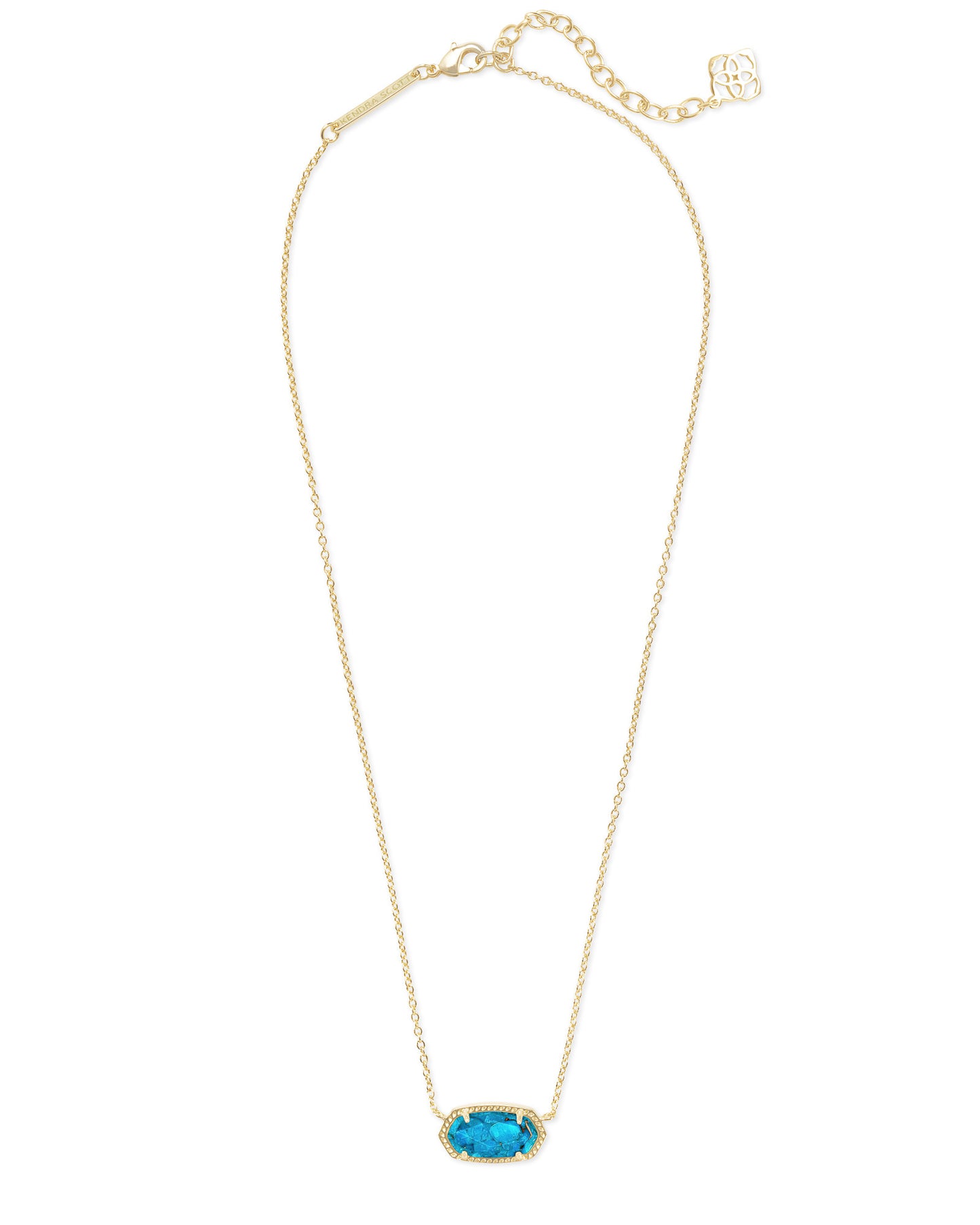 Elisa Necklace | Gold & Bronze Turquoise